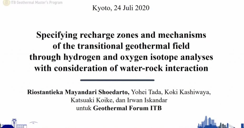 Geothermal Forum: Specifying Recharge Zones and Mechanisms of the Transitional Geothermal Field