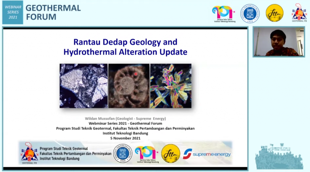 Geothermal Forum: Rantau Dedap Geology and Hydrothermal Alteration Update
