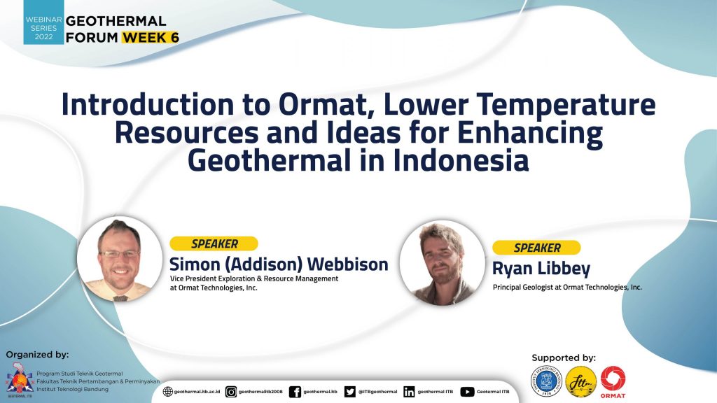 Geothermal Forum - Simon Webbison and Ryan Libbey
