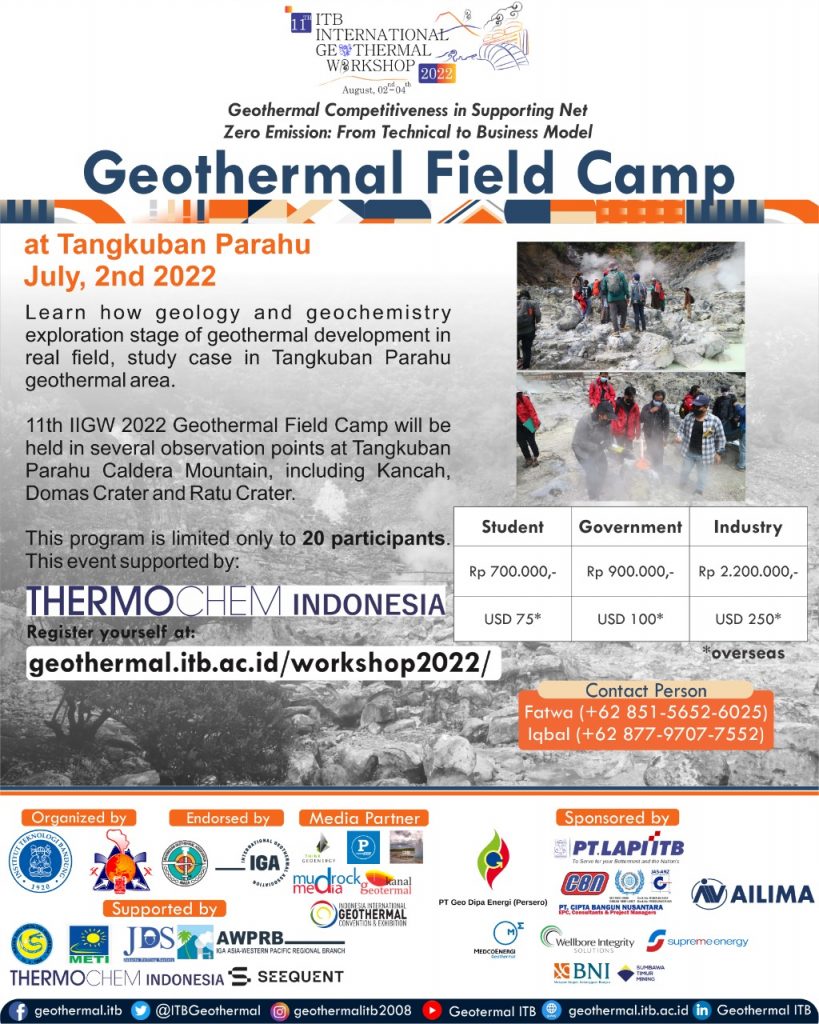 Pre Event Workshop IIGW 2022: Geothermal Field Camp