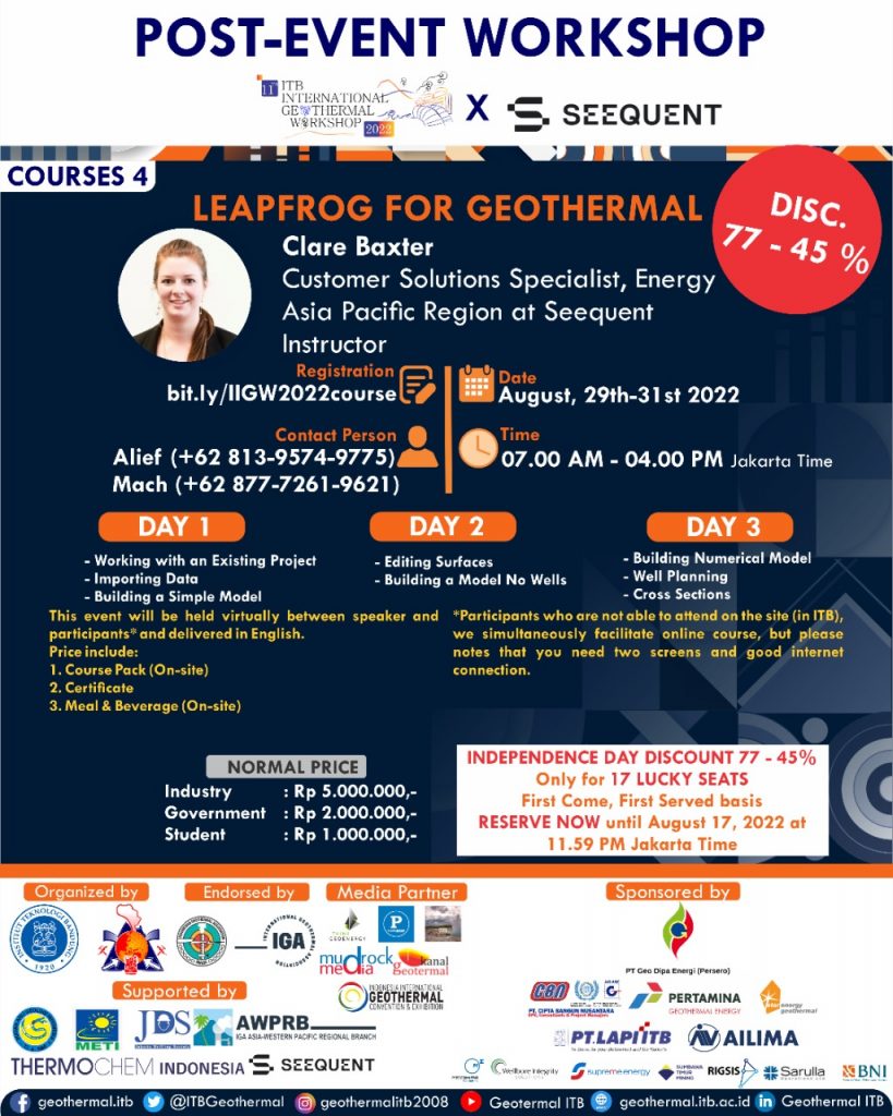 Post Event Workshop: LeapFrog for Geothermal