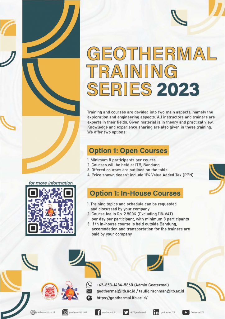 Geothermal Training Update 2023