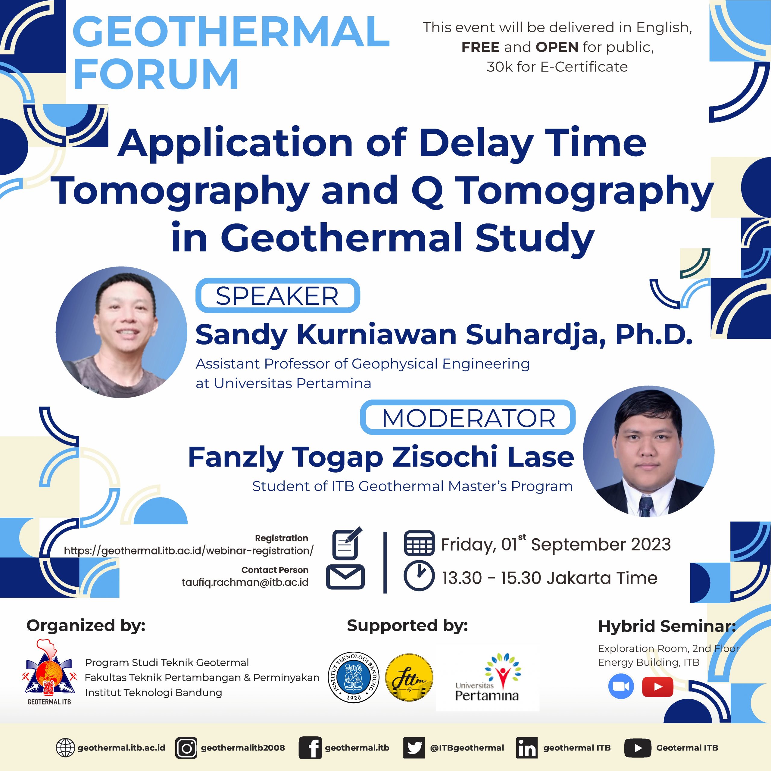 Geothermal Forum – Sandy Kurniawan Suhardja, Ph.D.