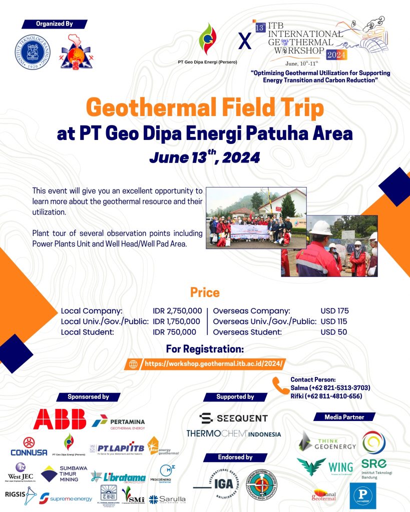 Open Registration Geothermal Field Trip