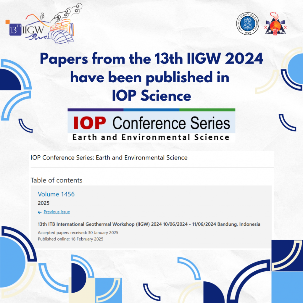 Papers from the 13th IIGW 2024 have been published in IOP Science