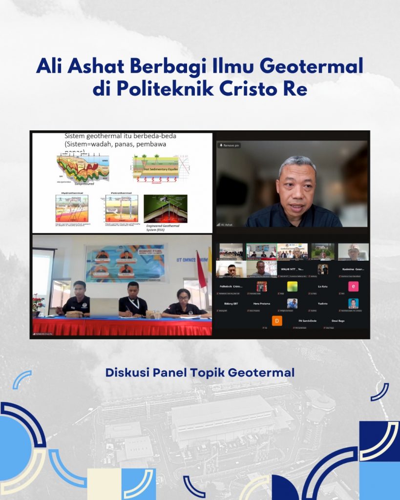 Ali Ashat berbagi Ilmu Geotermal di Politeknik Cristo Re
