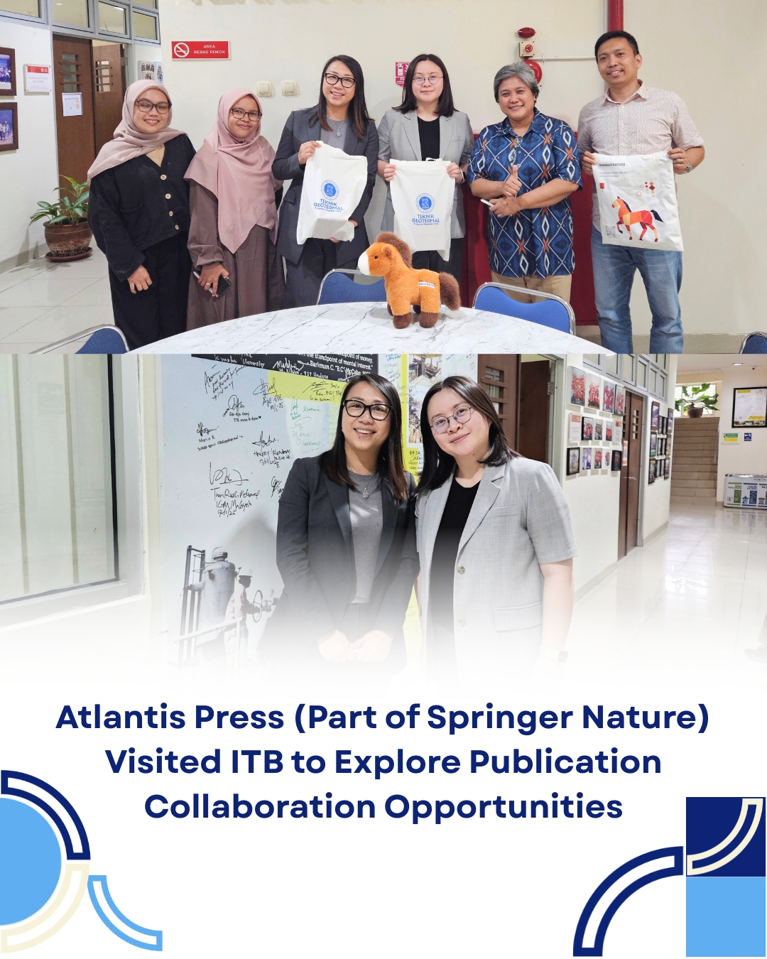 Atlantis Press (Part of Springer Nature) Visited ITB to Explore Publication Collaboration Opportunities