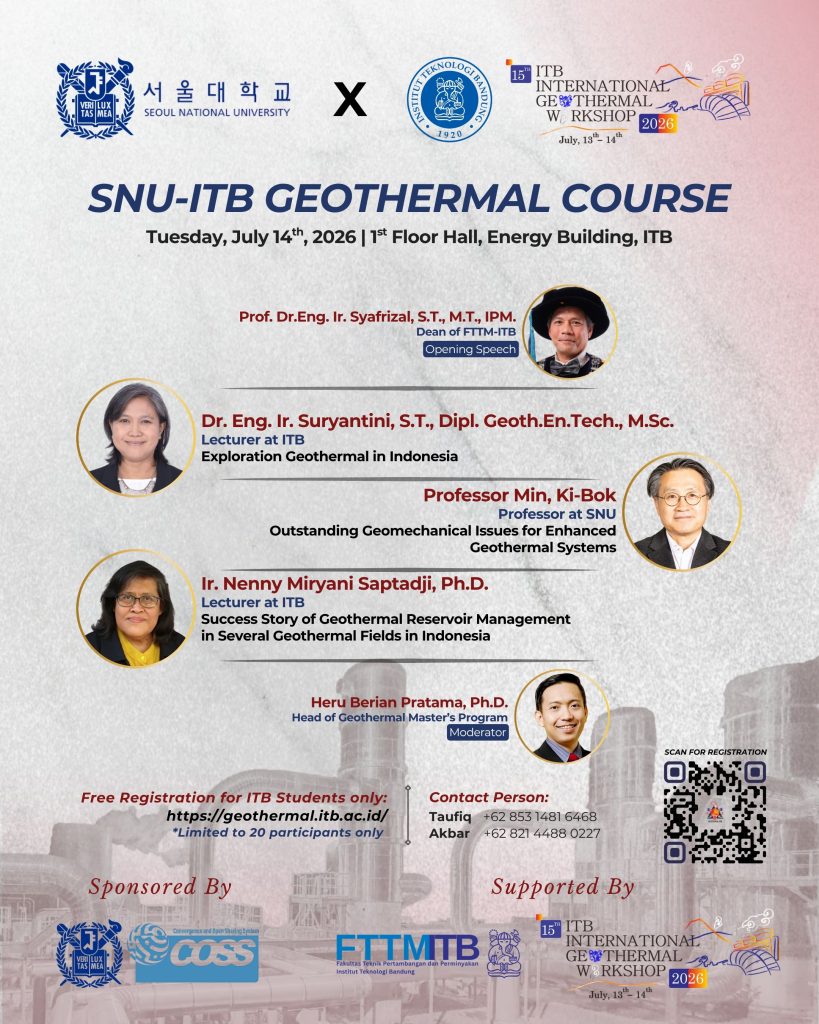 SNU–ITB Geothermal Course 2026